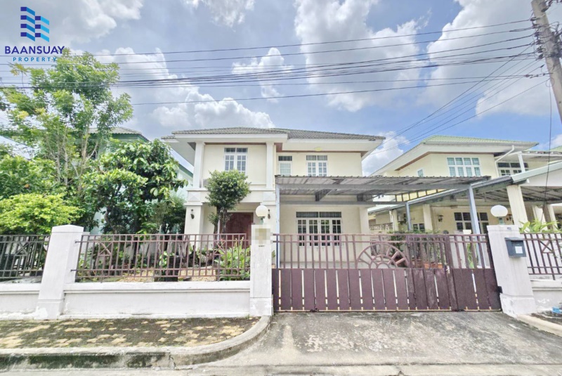 ให้เช่า บ้านเดี่ยว 2 ชั้น พร้อมเฟอร์ ถนนประชาชื่น-คลองประปา ใกล้ Sport City