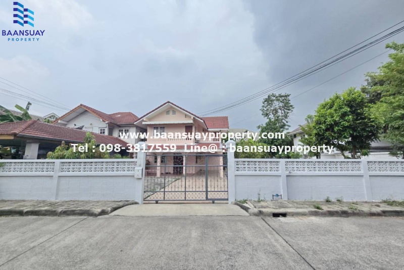ให้เช่า บ้านเดี่ยว 2 ชั้น พร้อมเฟอร์ ถนนประชาชื่น-คลองประปา ใกล้การประปาสนงใหญ่
