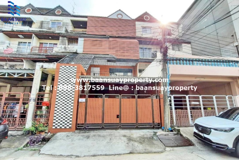 ให้เช่า ทาวน์เฮ้าส์ 4 ชั้น ซอยพัฒนาการ 44 ใกล้ ม.เกษมบัณฑิต