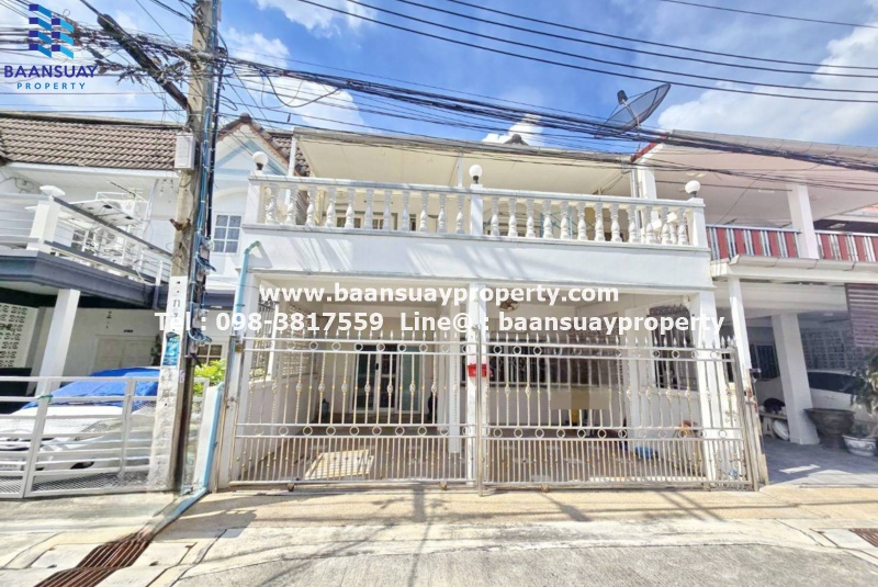 ให้เช่า ทาวน์เฮาส์ 2 ชั้น พร้อมอยู่ ถนนสุขุมวิท 103 ใกล้ Paradise  