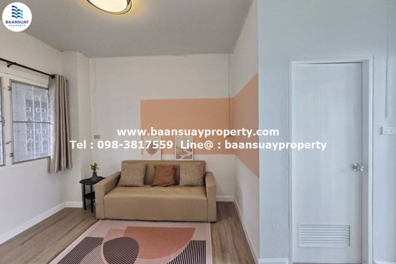 ขาย บ้านเอื้ออาทร พหลโยธิน กม. 44  รีโนเวทใหม่ ตึก 77  มี 2 ห้องนอน ใกล้ นิคมอุตสาหกรรมนวนคร