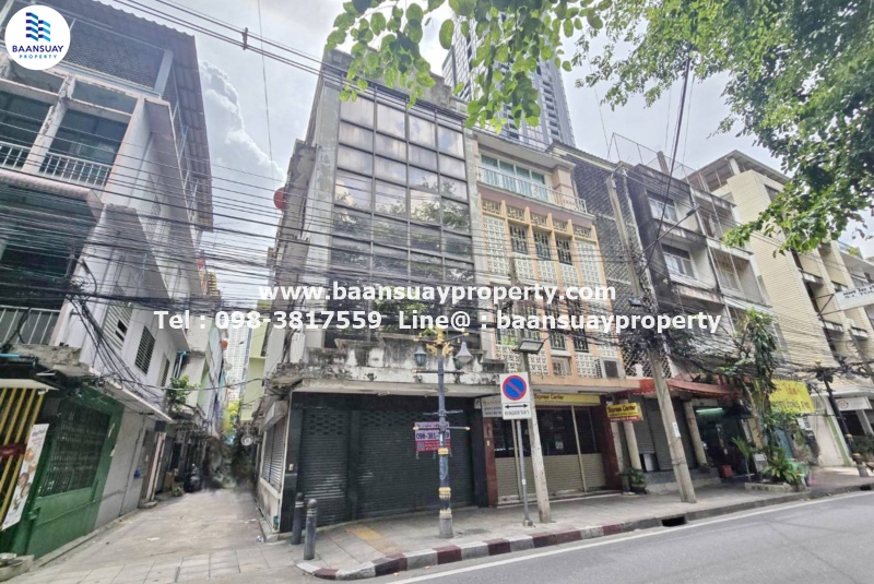 ให้เช่า ตึกแถว 4 ชั้น หลังมุม ถนนปั้น ใกล้ BTS สุรศักดิ์ & รพ.เซ็นต์หลุยส์ 