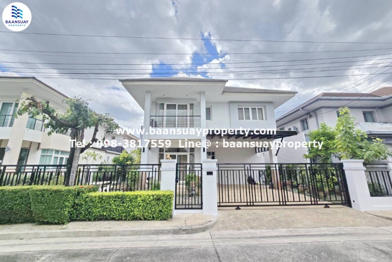 ให้เช่า บ้านเดี่ยว 2 ชั้น ทาสีใหม่ทั้งหลัง ถนนเลี่ยงเมืองปากเกร็ด ใกล้บิ๊กซีเอ็กซ์ตร้า แจ้งวัฒนะ