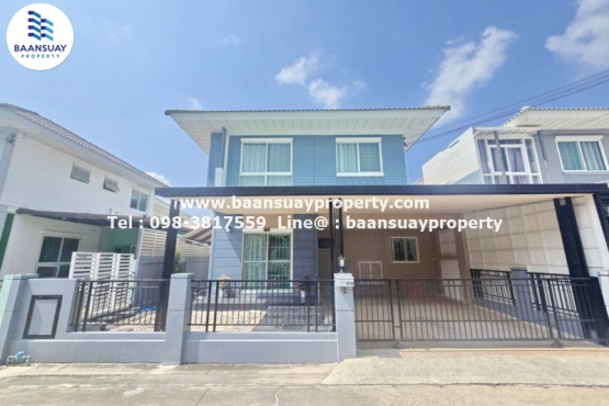 BS26178, ขาย บ้านแฝด 2 ชั้น ม.เดอะวิลล่า The Villa รัตนาธิเบศร์ซอยท่าอิฐ 