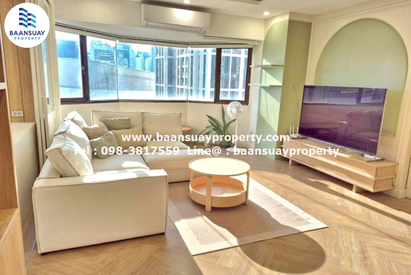ให้เช่า คอนโด บ้านสวนเพชร Baan Suanpetch สุขุมวิท 39 ห้องรีโนเวทใหม่ ใกล้ BTS พร้อมพงษ์