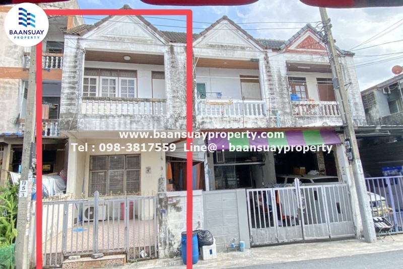 ให้เช่า ทาวน์เฮ้าส์ 2 ชั้น ซอยอ่อนนุช 35  ใกล้ โรงเรียนอนุบาลมูลนิธิวัดปากบ่อ