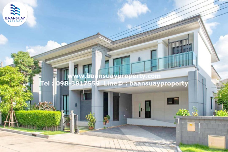 ให้เช่า บ้านเดี่ยว 2 ชั้น The City Ratchapruek - Suanphak เดอะซิตี้ ราชพฤกษ์-สวนผัก ใกล้ Central WestVille