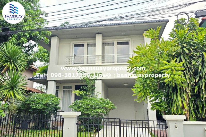 ให้เช่า บ้านเดี่ยว 2 ชั้น  หมู่บ้านบางกอกวิลล่า ถนนประดิษฐมนูธรรม