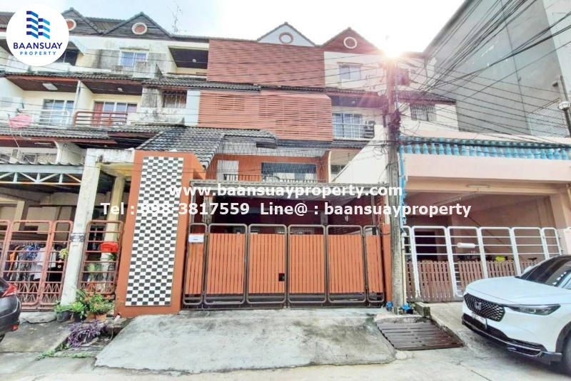 ให้เช่า ทาวน์เฮ้าส์ 4 ชั้น ซอยพัฒนาการ 44 ใกล้ ม.เกษมบัณฑิต